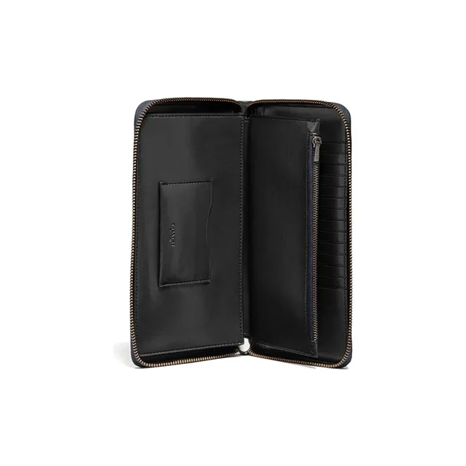 COACH Document Wallet Cow Leather Wallet Regular Men's Black-3