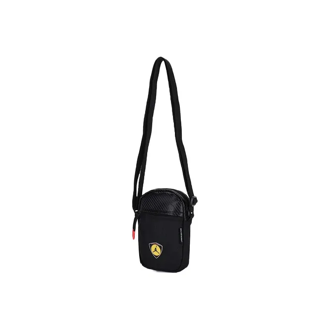 Jordan Polyester Shoulder Bag, Crossbody Bag Unisex Black-2