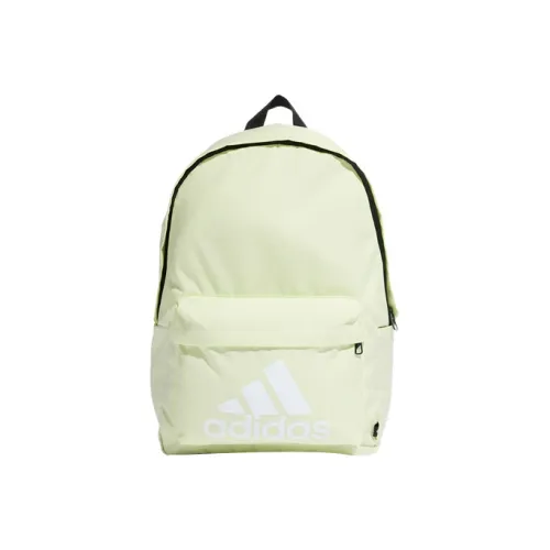 Adidas Polyester Backpack Regular Unisex Light Yellow Green