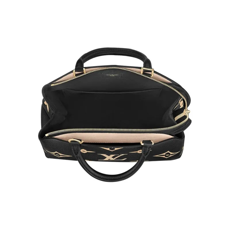 LOUIS VUITTON Petit Palais Empreinte Leather Black/Beige-6