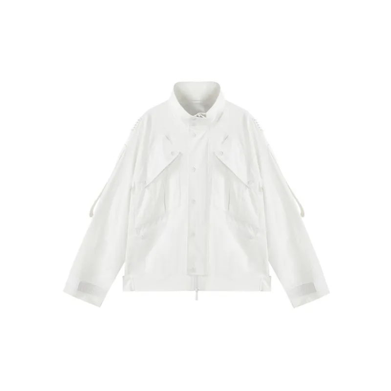 NORVINCY Sports Cycling Western Pure White Handsome Jacket Unisex-2