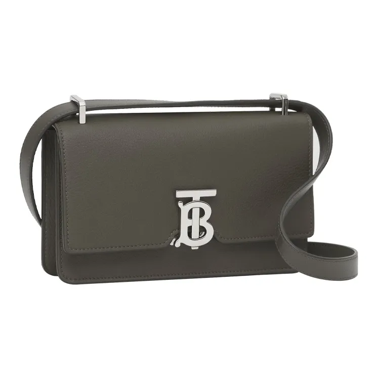 Burberry Robin Grain Texture Leather Shoulder Bag Crossbody Bag Regular Men's Army Green/khaki-3
