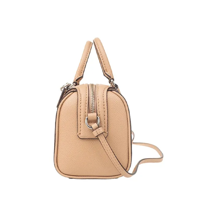 COACH Bennett Leather Boston Bag Handbag Shoulder Bag Crossbody Bag Mini Women's Gold-2