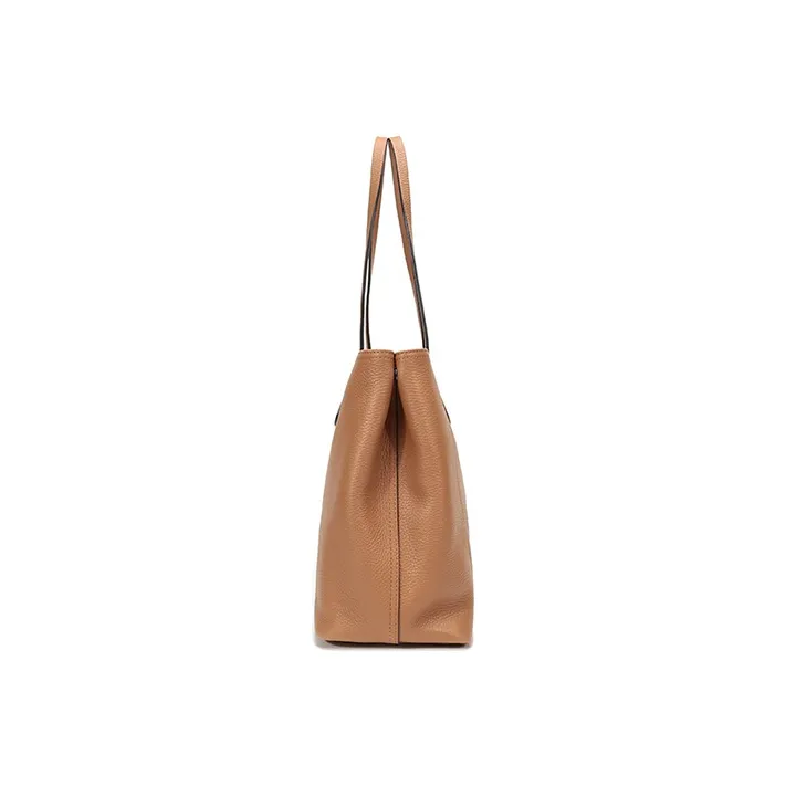 LONGCHAMP Roseau Cow Leather Tote Bag Shopping Bag Handbag Shoulder Bag Women's Natural-2