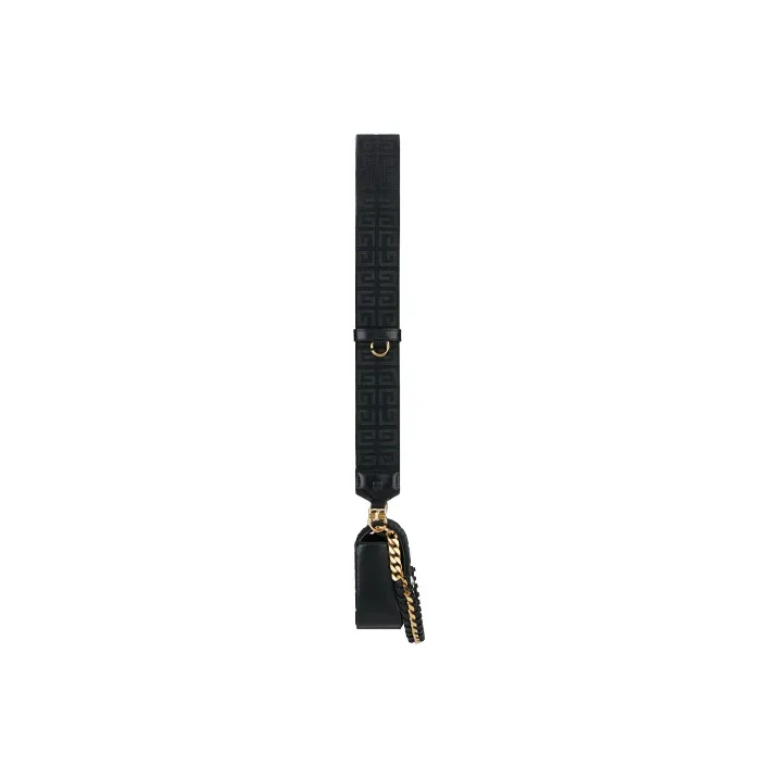 Givenchy Embroidered Canvas Bag Small 4G Black-4