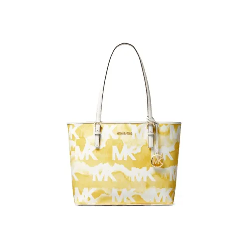 MICHAEL KORS Jet SetJet Set Charm Artificial Leather Tote Bag Shopping Bag Handbag Regular Women's Yellow