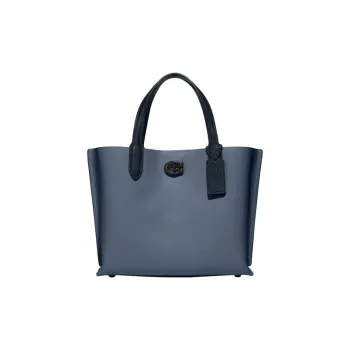 COACH Pebbled Leather Tote Bag Shopping Bag Handbag Crossbody Bag Women's