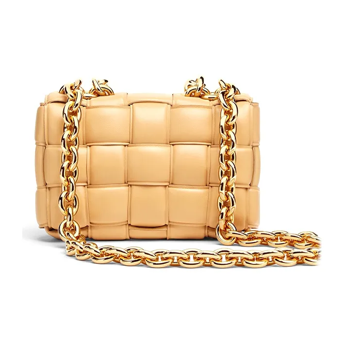 Bottega Veneta Chain Cassette Crossbody Bag Almond-1