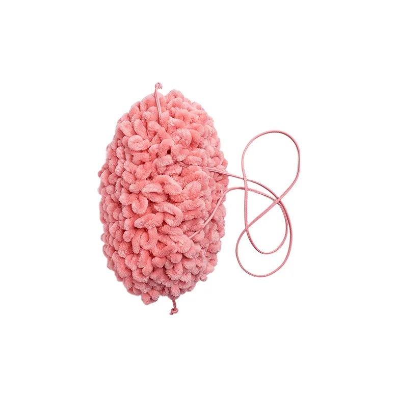 Bottega Veneta The Mini Pouch Mini Mop Effect Marshmallow/Popsicle-2