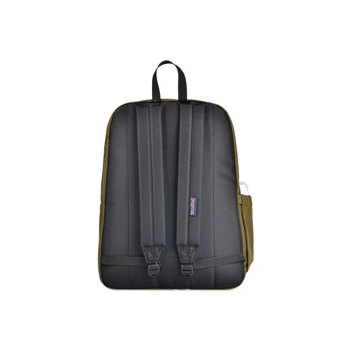 JanSport Polyester Backpack Regular Unisex Dark Army Green-3