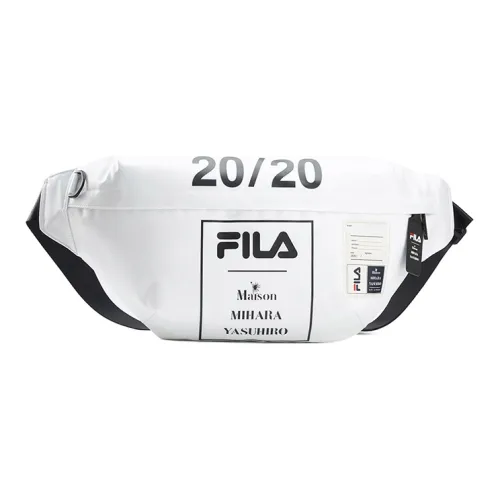 Mihara Yasuhiro X FILA Fanny Packs White