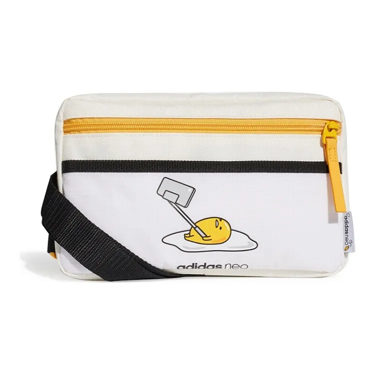 Adidas Gudetama Collaboration Polyester Shoulder Bag, Crossbody Bag Regular Unisex Ecru-0