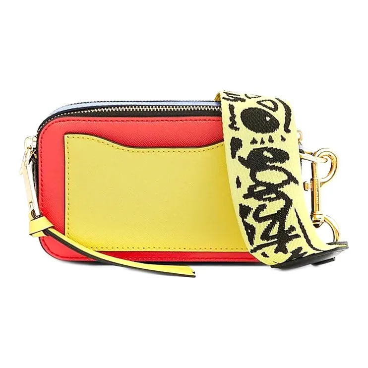 MARC JACOBS The MARC JACOBS The Snapshot With MARC JACOBS Signature Strap Poppy Red Multi-2
