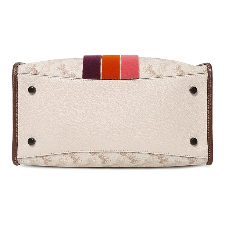 COACH Field Leather Shoulder Bag Crossbody Bag Tote Bag Shopping Bag Crossbody Bag Handbag Large Size Women's White-4