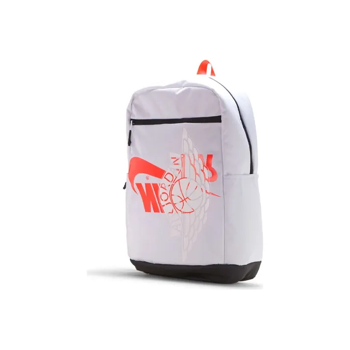 Jordan Polyester Basketball Bags Backpack Double Shoulder Regular Unisex White-1