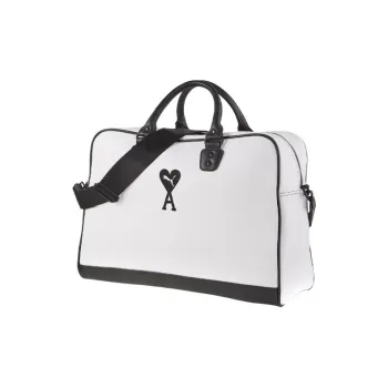 PUMA AMI Collaboration Polyurethane Shoulder Bag, Crossbody Bag, Handbag Regular Unisex White