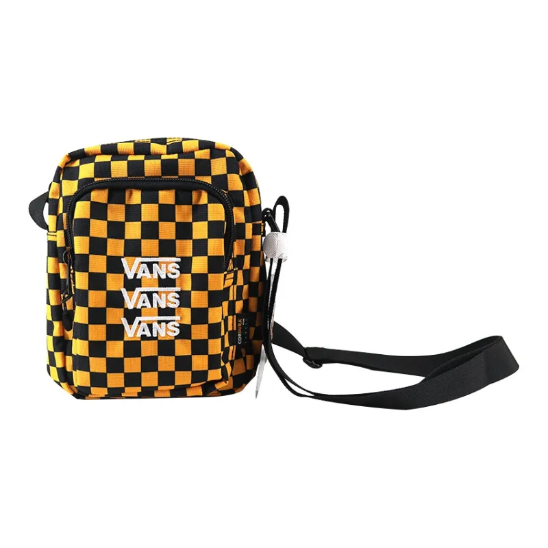Vans Fabric Crossbody Bag Regular Unisex Black Yellow-1