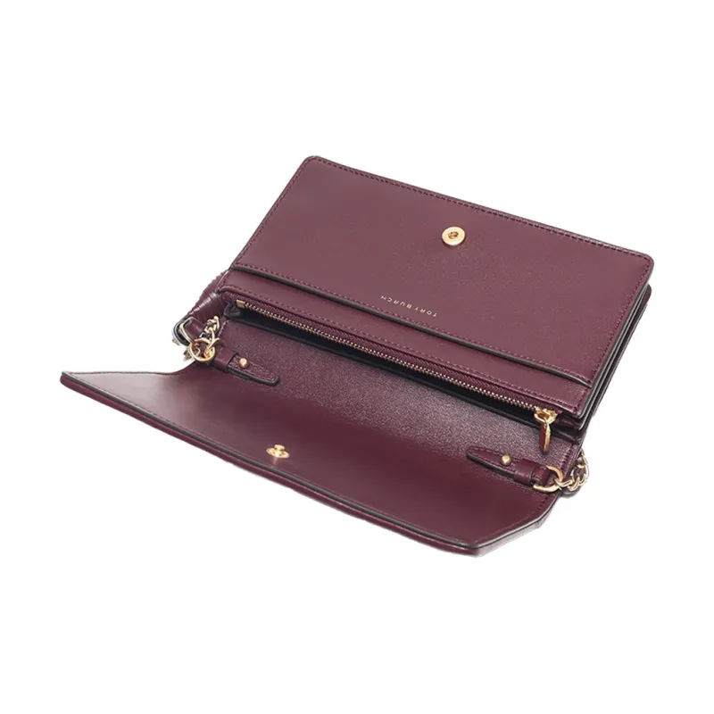 TORY BURCH Fleming Sheepskin Crossbody Bags Shoulder Bags Women's Deep Red-5