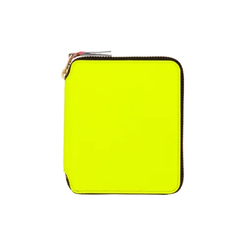 CDG Cow Leather Wallet Regular Women's Yellow Orange