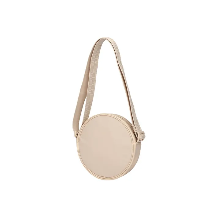PUMA Patent Leather Round Bag Shoulder Bag Crossbody Bag Regular Women's Cream-1