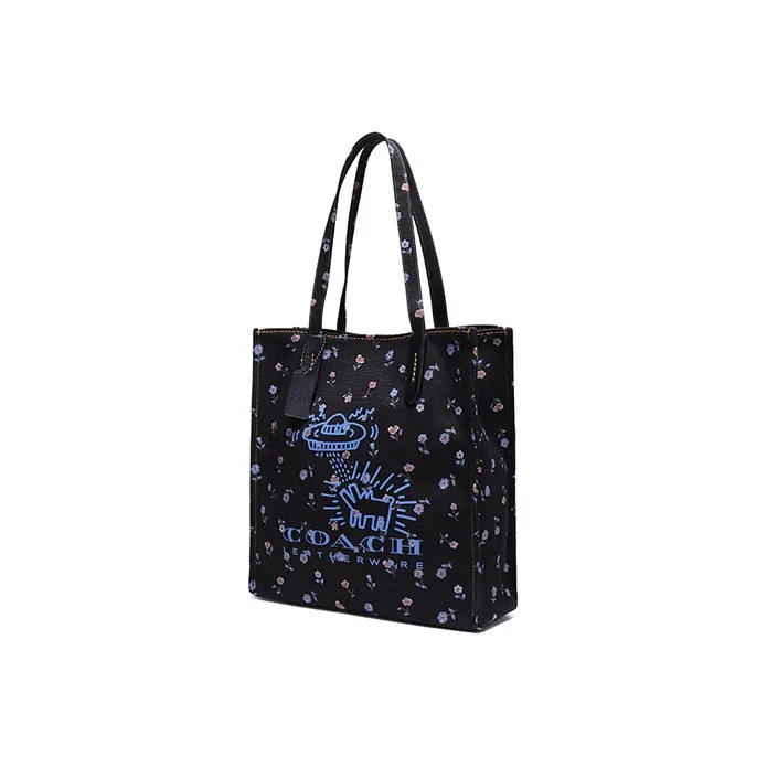 Keith Haring X COACH Recycled Tote Shoulder Bags-1