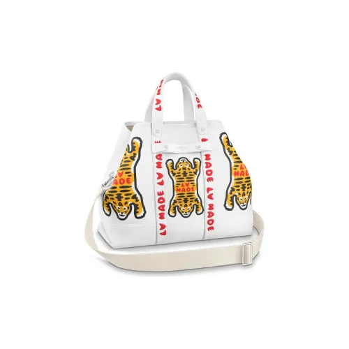 LOUIS VUITTON X Nigo Tote Journey White