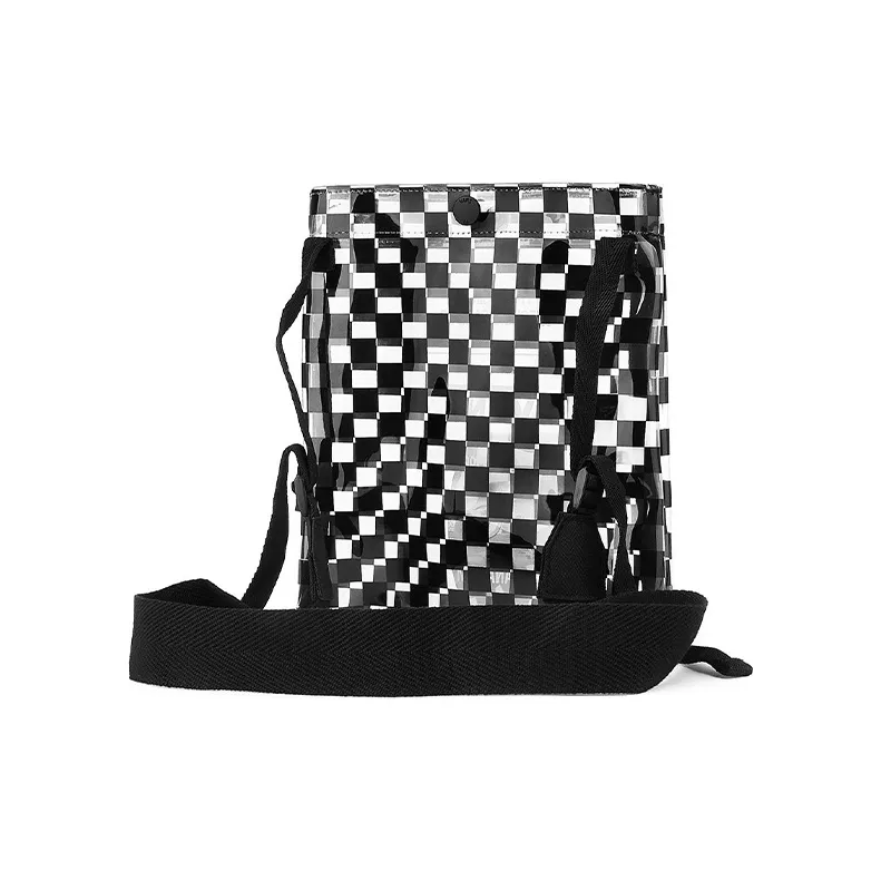 Vans PVC Shoulder Bag Crossbody Bag Regular Women's Black-2