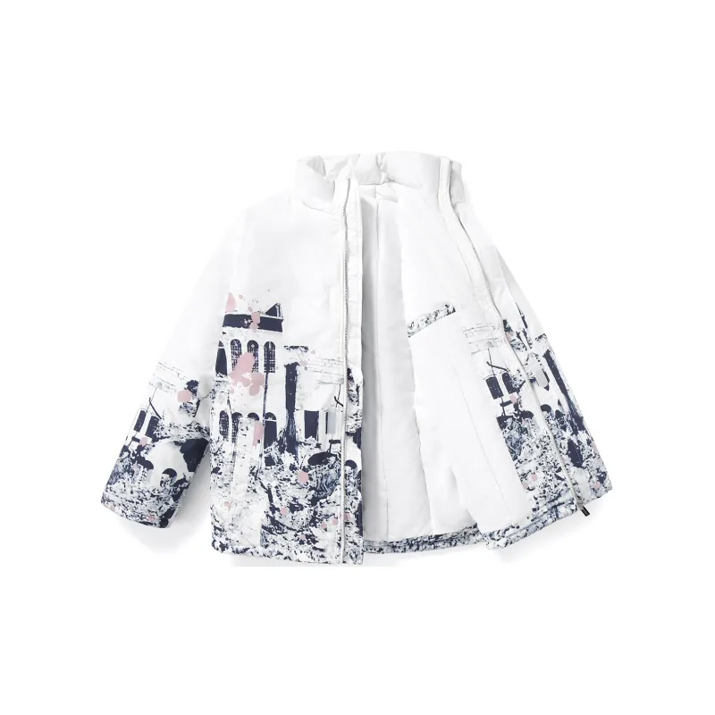 XXGOGO Puffer Jacket Winter Unisex White-1