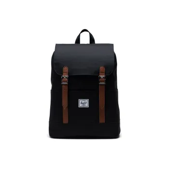 Herschel Polyester Backpack Small Size Unisex Black/Brown Striped