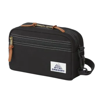 GREGORY Polyester Shoulder Bag, Crossbody Bag Regular Unisex Black