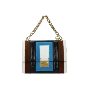 FENDI Kan U Leather Handbag Shoulder Bag Crossbody Bag Women's White/Brown/Black/Blue