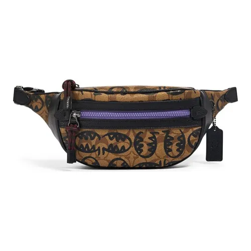 COACH Guang Yu Gucci Vale 23 Guang Yu Collaboration Belt PVC Sling Bag Fanny Pack Medium Size Women's Khaki