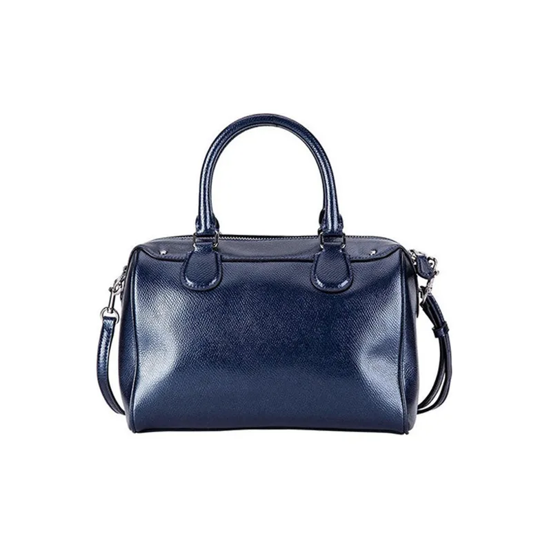 COACH Bennett Genuine Leather Portable One Shoulder Crossbody Bag Medium Size Women's Pearlescent Blue-2