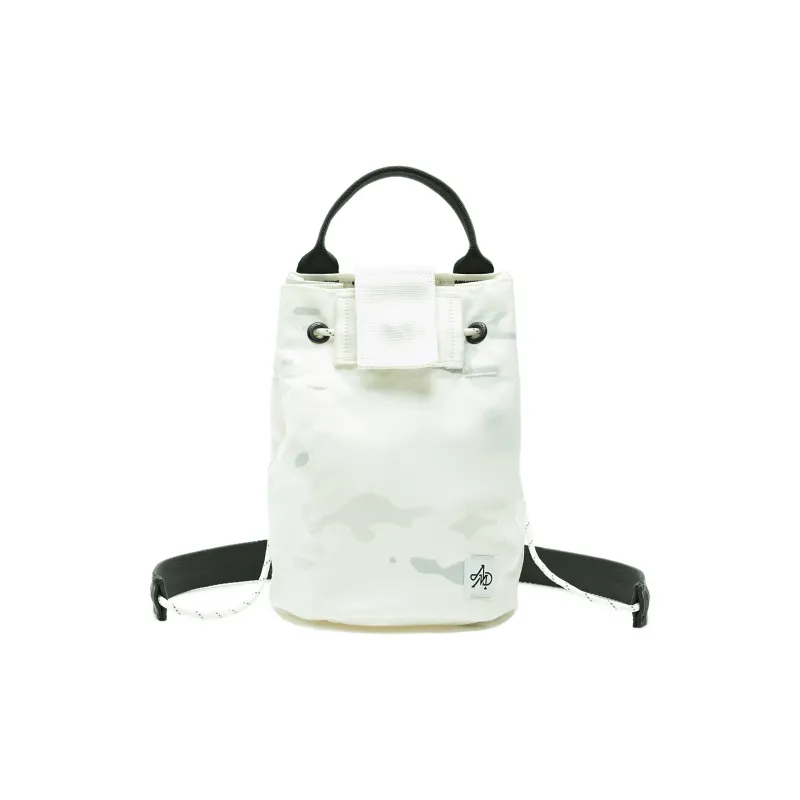 The MAD HATcher Polyurethane Bucket Bag Backpack Shoulder Bag Unisex-11