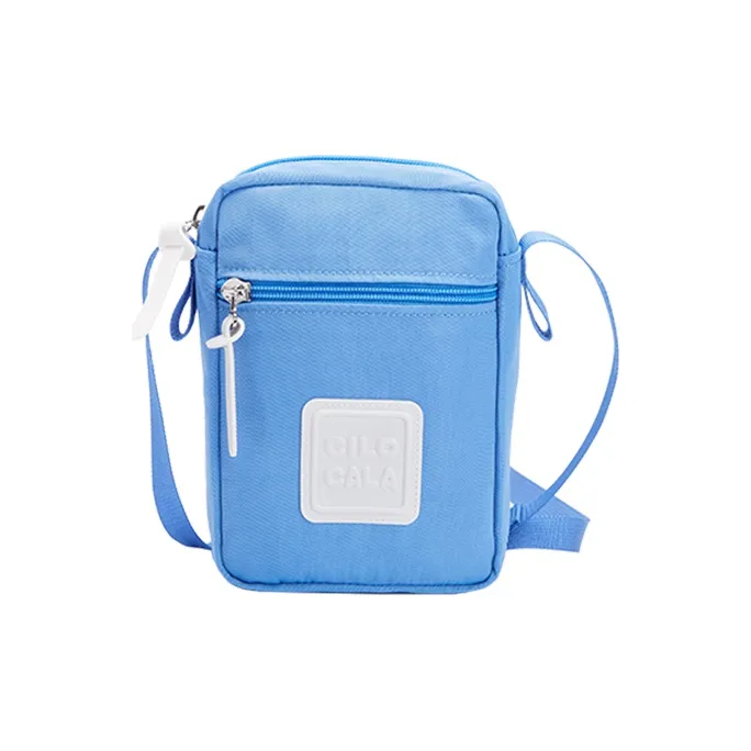CILOCALA Nylon Fabric Crossbody Bag Square Bag Shoulder Bag Regular Unisex Red Candy Color-23
