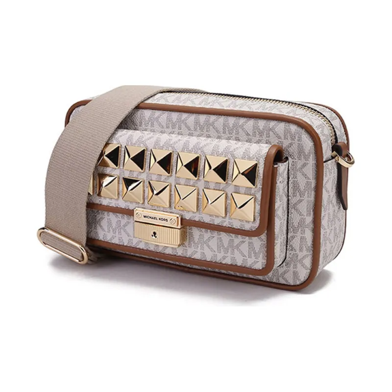 MICHAEL KORS Bradshaw Artificial Leather Camera Bag, Crossbody Bag, Shoulder Bag Women's-1
