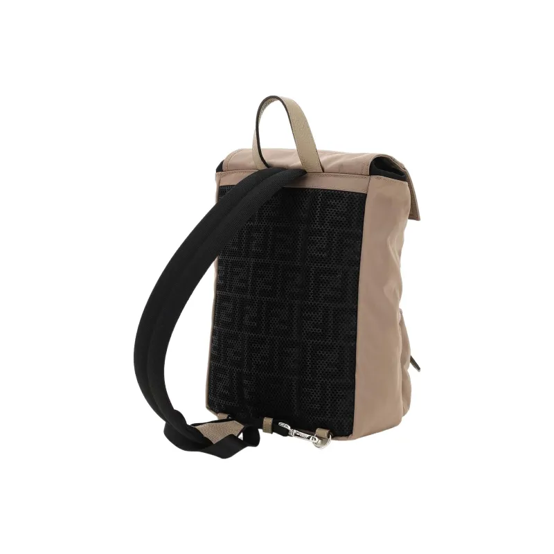 FENDI Nylon Handbag Men's Brown-3