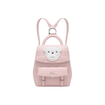 DIOR Leather Kids' Backpack Kids' Pink