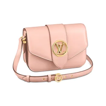 LOUIS VUITTON Cow Leather Crossbody Bag Regular Women's Pink