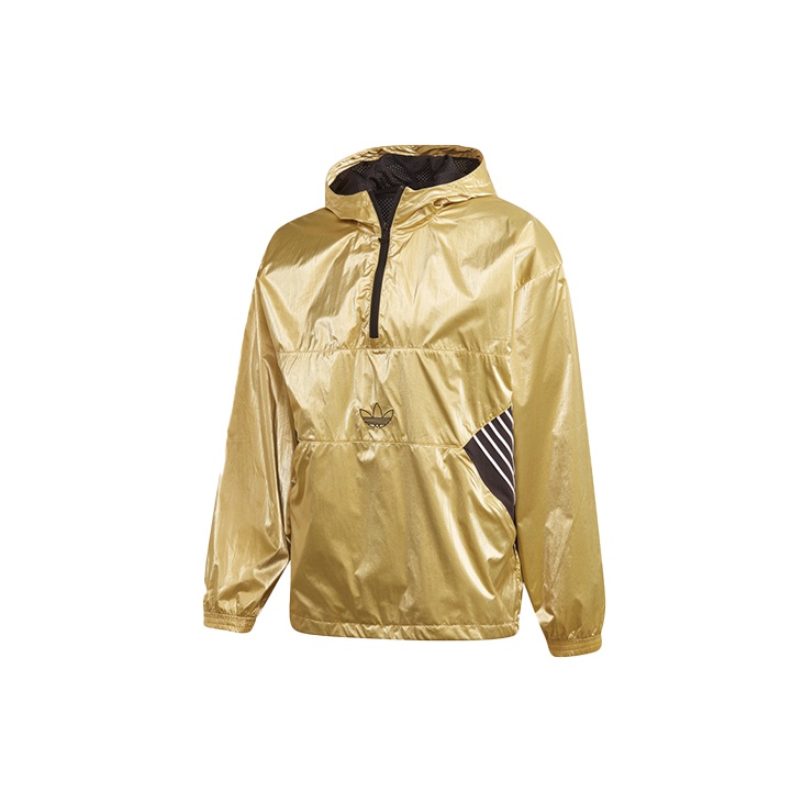 Gold adidas windbreaker best sale