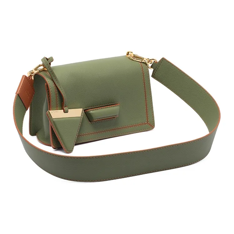 LOEWE Barcelona Soft Grained Calfskin Handheld Shoulder Bag Crossbody Bag Women's Avocado Green-4