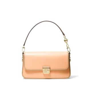 MICHAEL KORS Bradshaw Leather Handbag Shoulder Bag Small Size Women's Light Orange