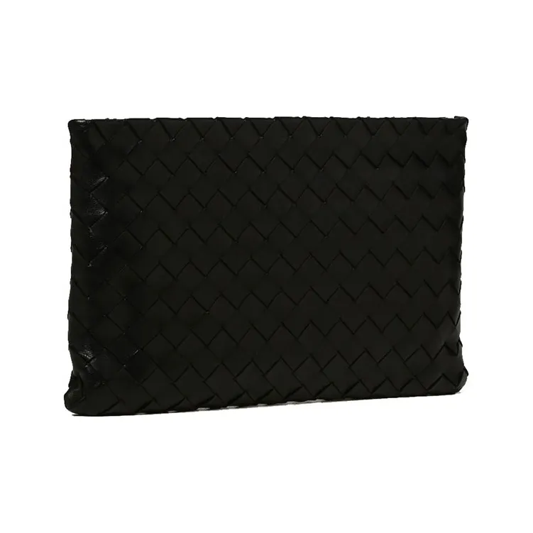 Bottega Veneta Leather Clutch Women's Black-2