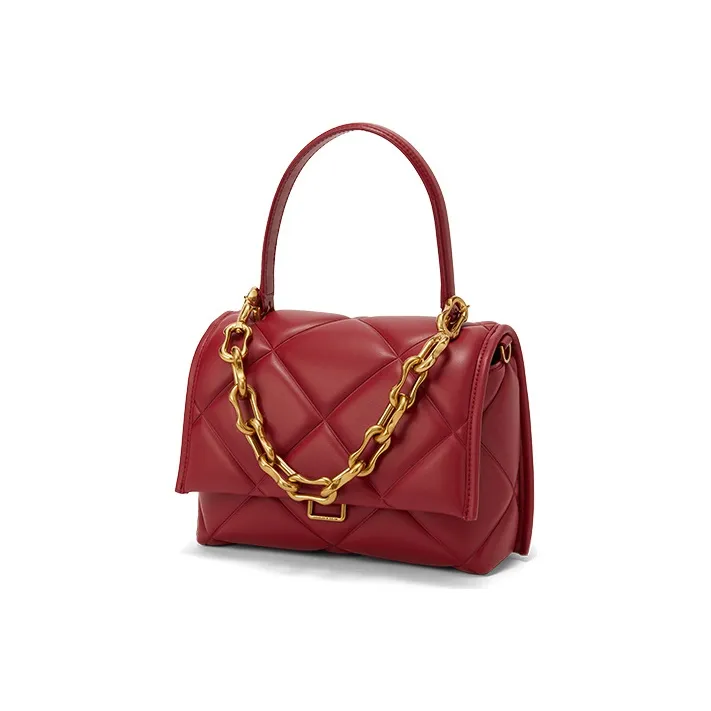 CHARLES&KEITH Leather One Shoulder Handbag Regular Women's Multicolor-5