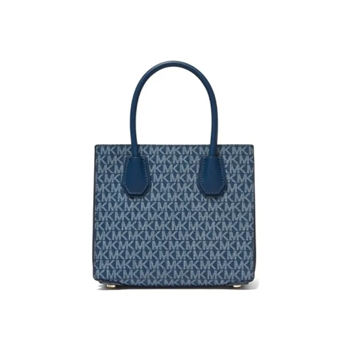 MICHAEL KORS Tote Bag, Shopping Bag, Trunk Bag, One Shoulder Handbag Women's Denim Blue-1