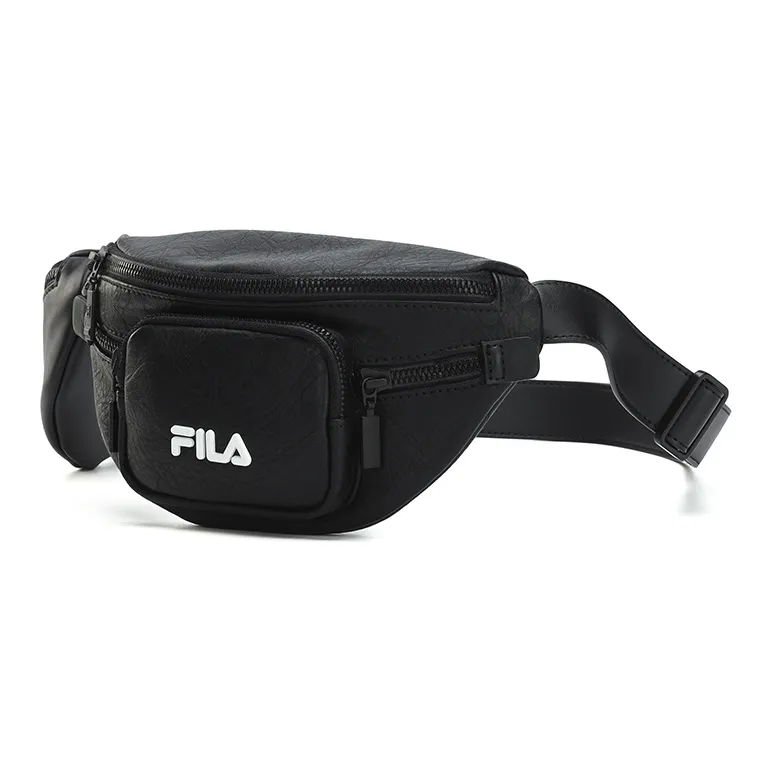 FILA FUSION PU Crossbody Bag, Fanny Pack Extra Small Women's Pure Black-1