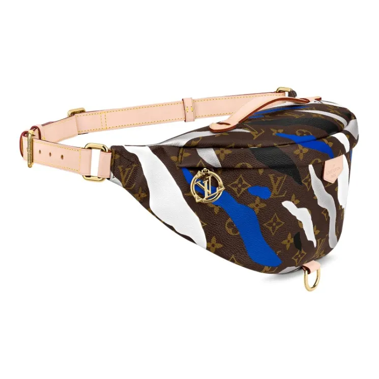 LOUIS VUITTON Lvxlol Bumbag Monogram Blue/Silver-2