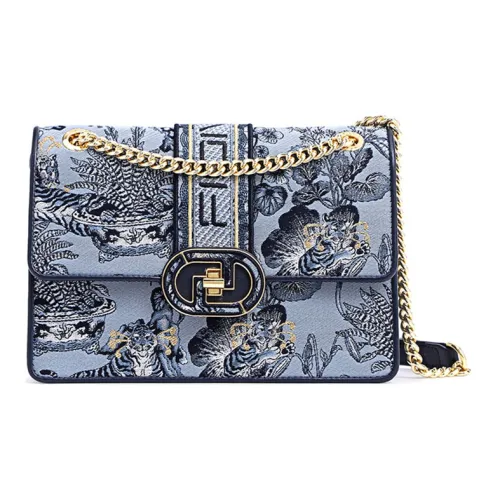 FION Crossbody Bags Blue/Dark Blue