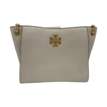 TORY BURCH Britten Leather Chain Bag, Tote Bag, Shopping Bag, Handbag Women's White