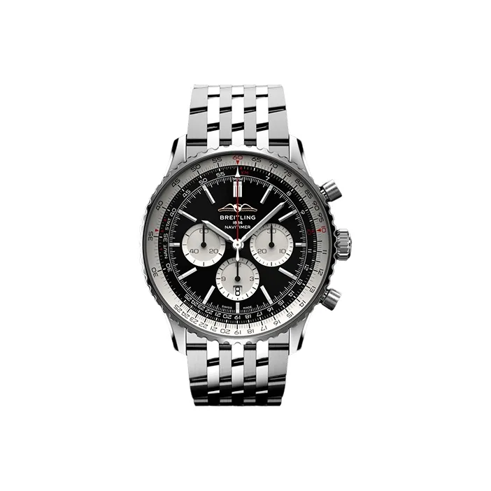 BREITLING Aviation Chronometer Automatic Mechanical Movement Men's Watches Watch 46mm Black Dial-0
